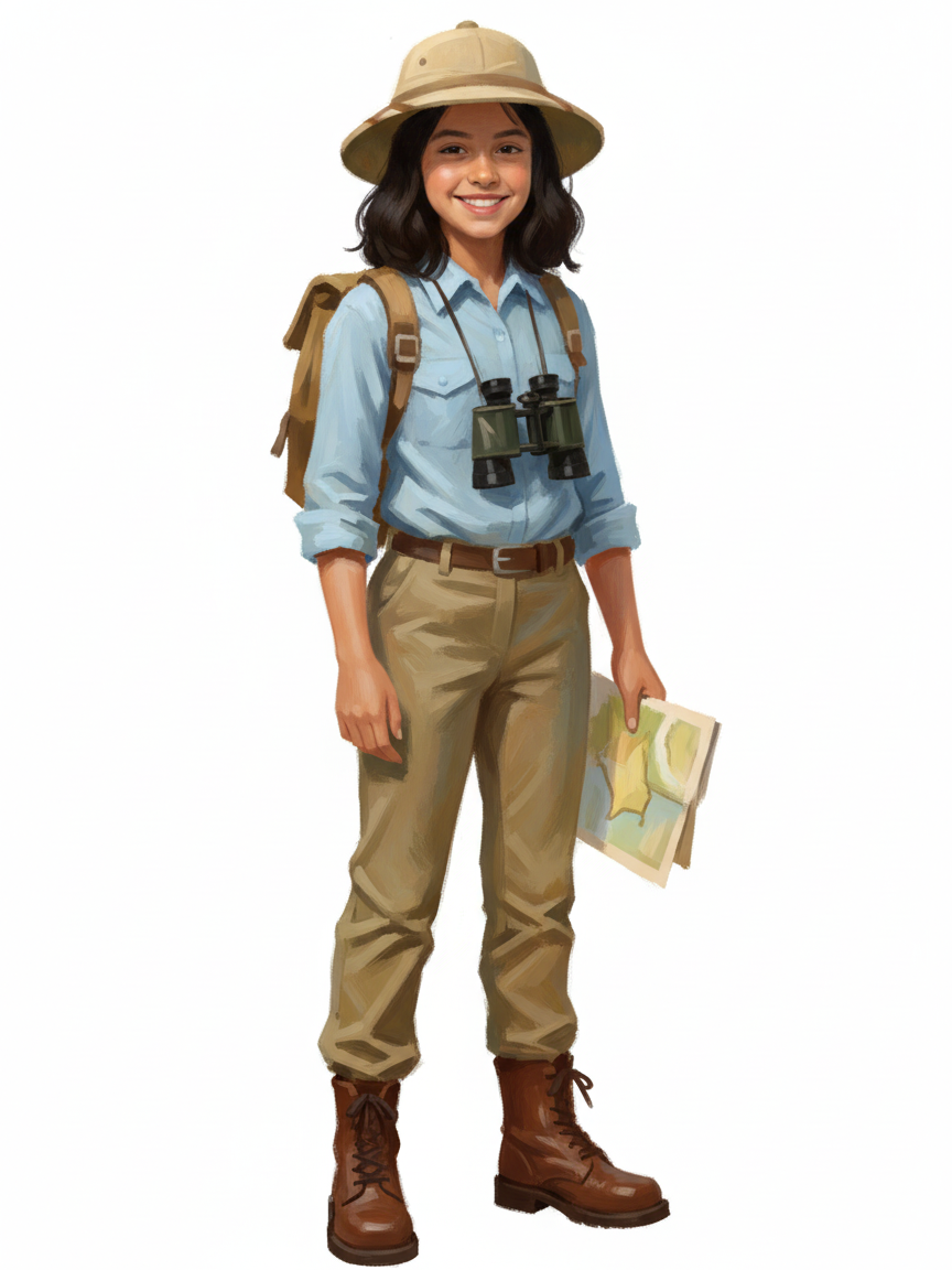 Gabriela the Explorer - Impressionist Painting