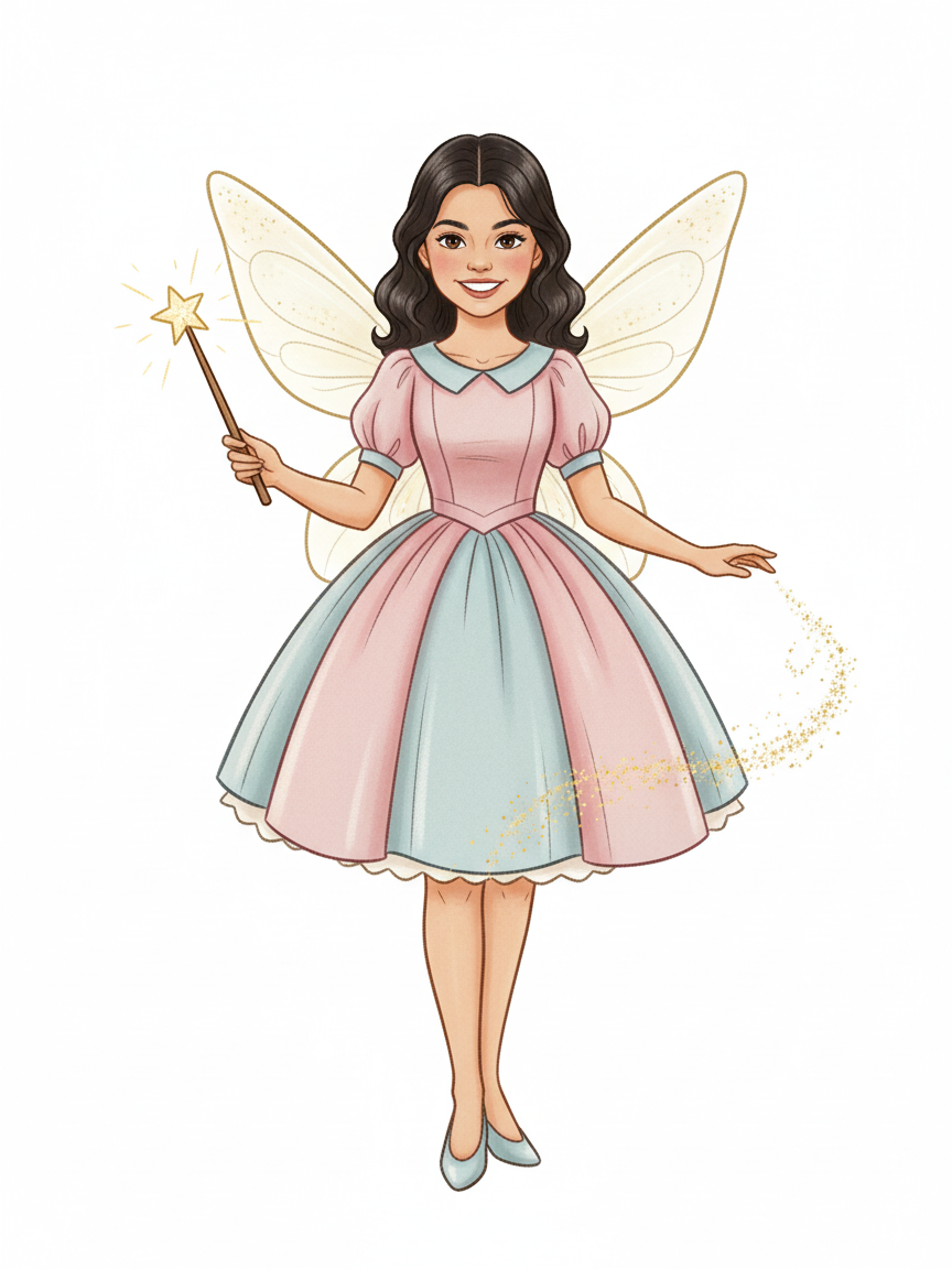 Gabriela the Glittering Fairy - Vintage Storybook