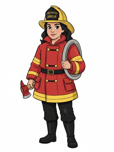 Gabriela's Firefighter Fantasy 🔥 - Golden Age Animation