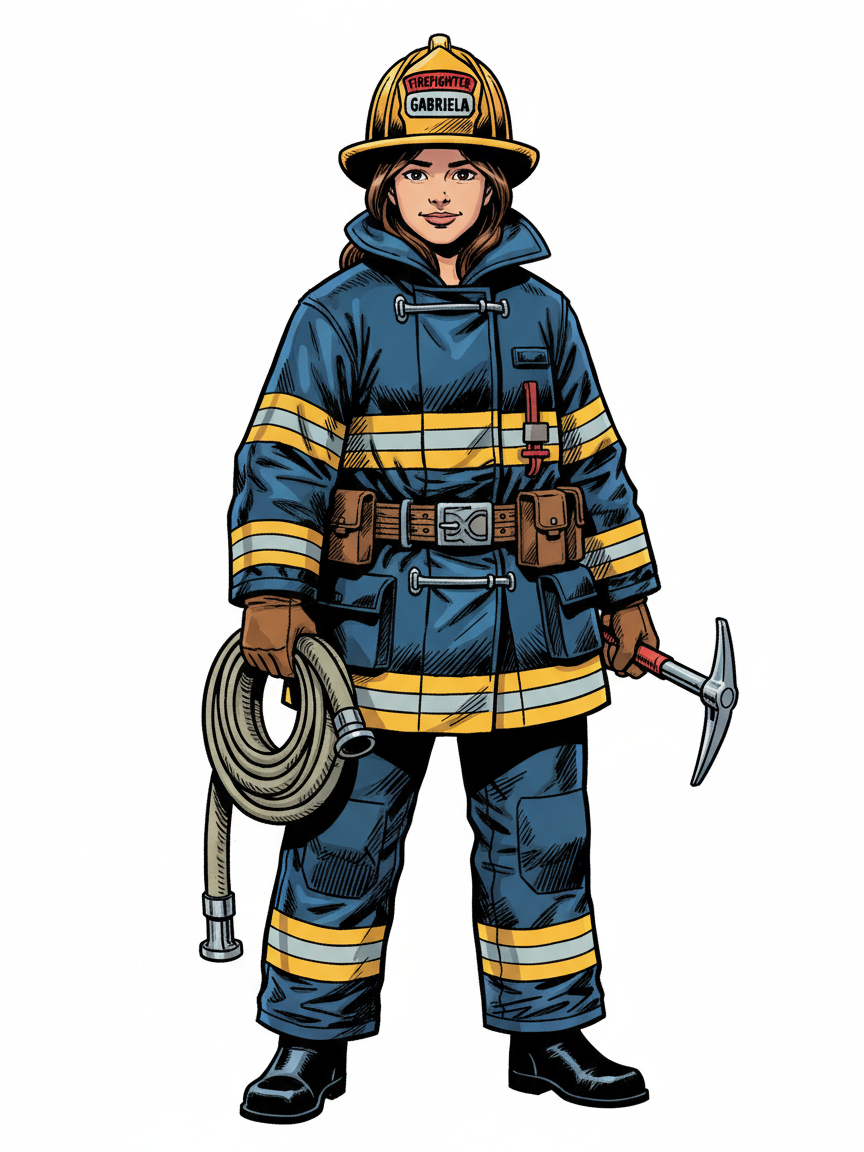 Firefighter Gabriela - Comic Book