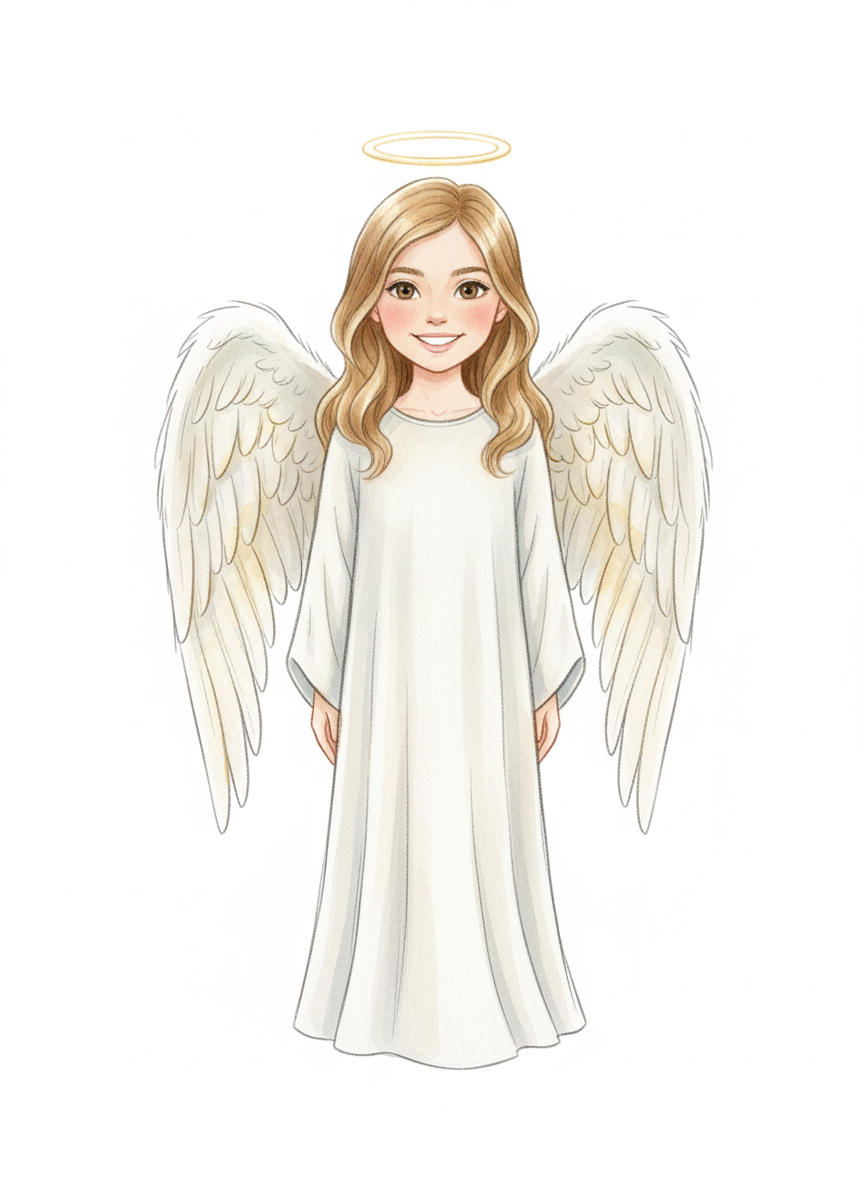 Angelic Mary - Gentle Pencil