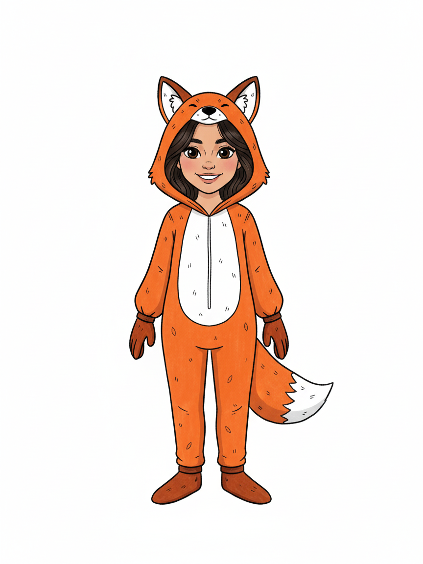 Gabriela the Fox - Classic Coloring Book
