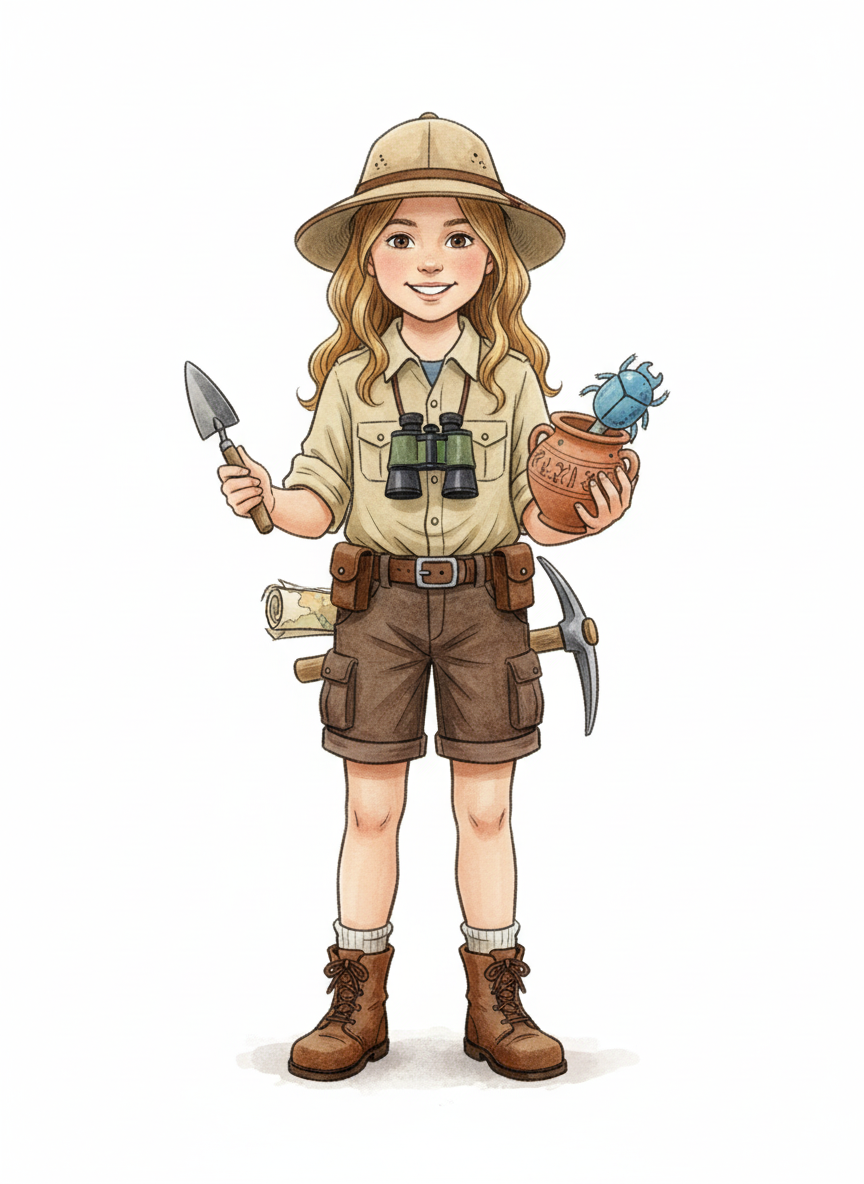 Mary the Explorer - Gentle Pencil