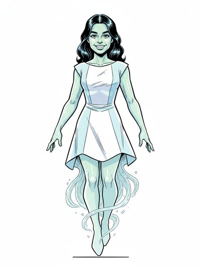 Gabriela's Ghostly Glow 🌟 - Comic Book