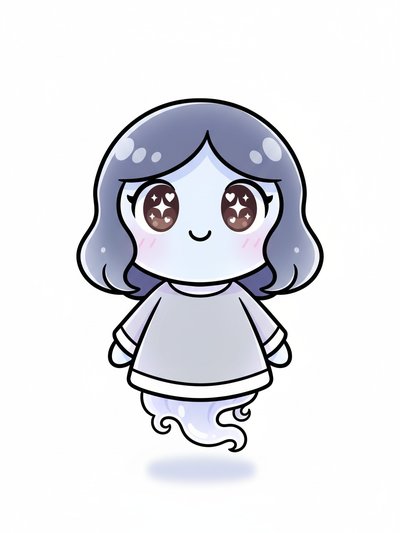 Gabriela's Ghostly Glow 🌟 - Kawaii Cute