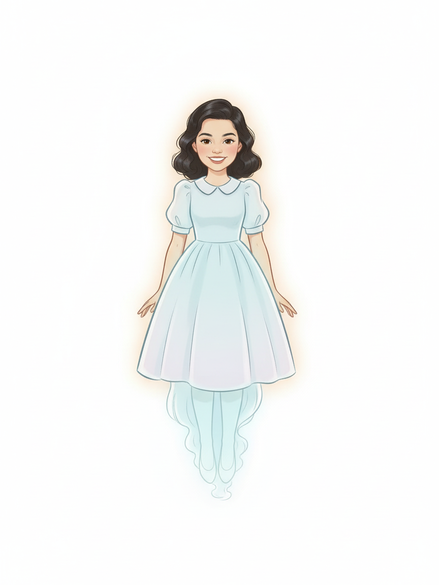 Gabby the Glowing Ghost - Vintage Storybook