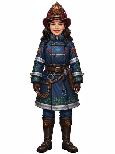 Gabriela's Firefighter Fantasy 🔥 - Fairy Tale Classic