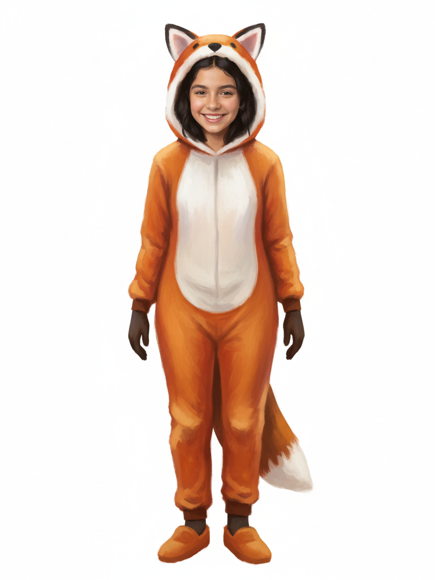 Gabriela the Fox - Impressionist Painting