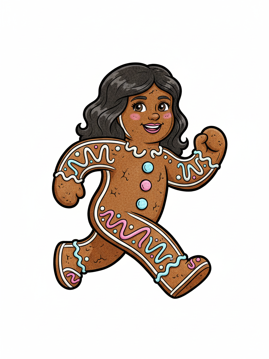 Gingerbread Gabi - Classic Coloring Book