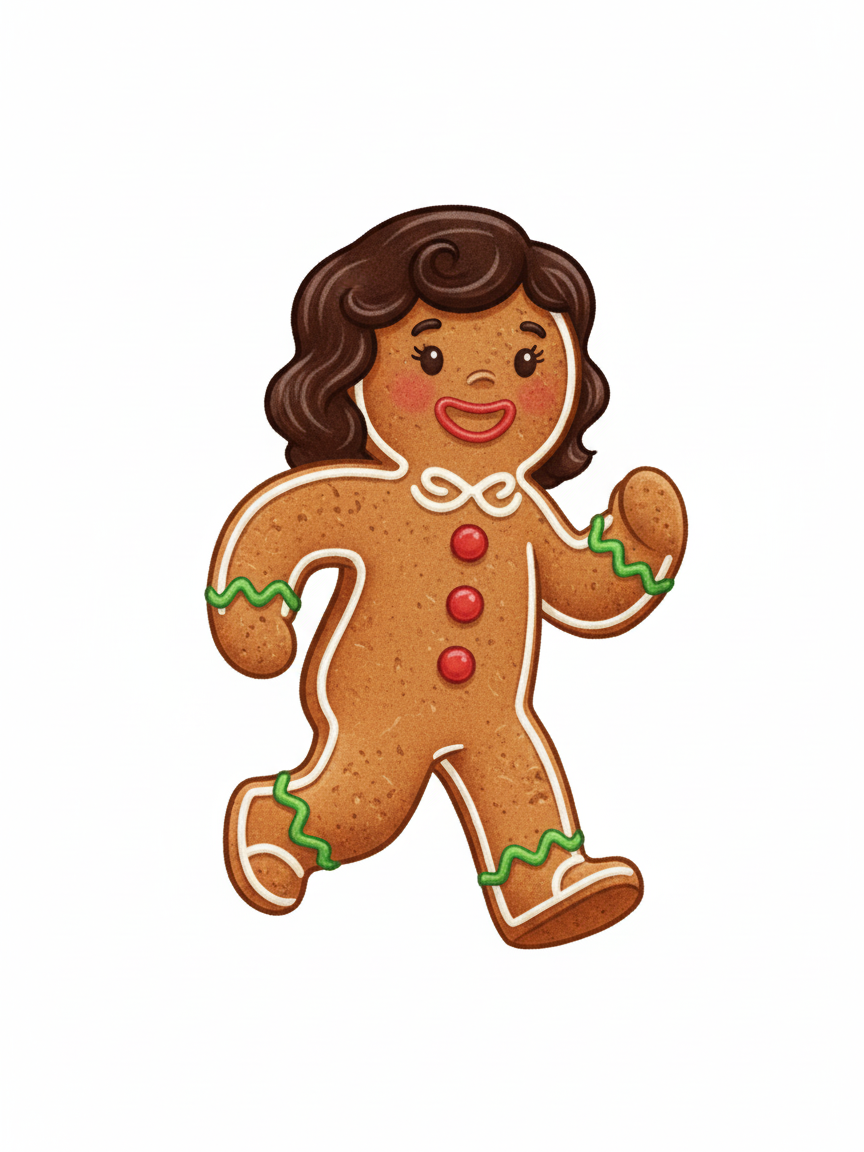 Gingerbread Gabi - Vintage Storybook