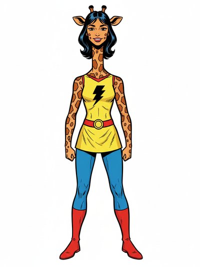 Gabriela's Giraffe Magic 🦒 - Comic Book