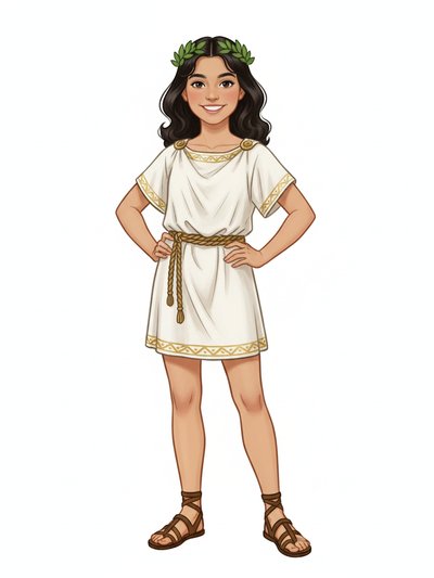 Gabriela's Greek Adventure 🌿 - Vintage Storybook