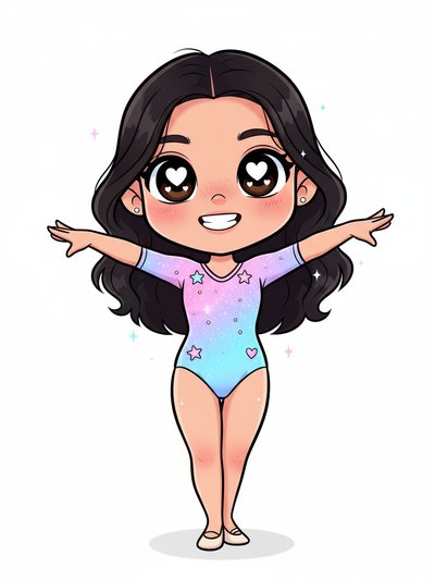 Gabriela's Gymnastics Adventure 🌟 - Kawaii Cute
