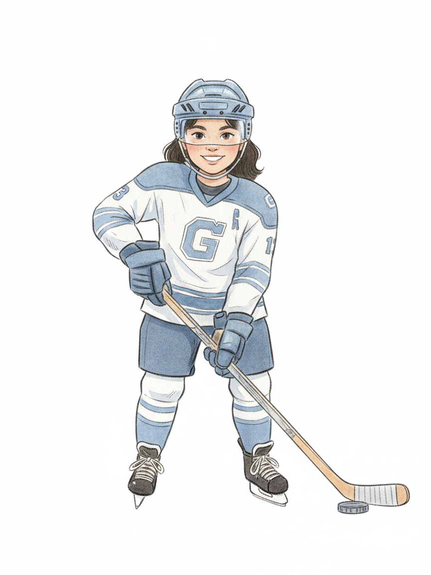 Gabriela the Goal Scorer - Gentle Pencil