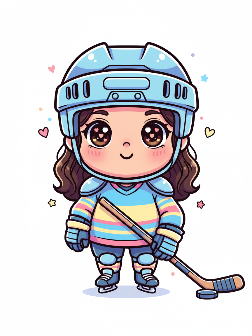 Gabriela the Goal Scorer - Kawaii Cute