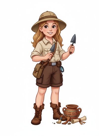 Mary's Archaeologist Adventure 🌍 - Golden Age Animation