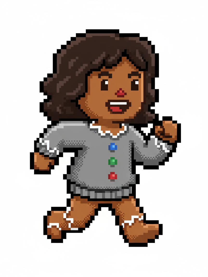 Gingerbread Gabi - Pixel Art