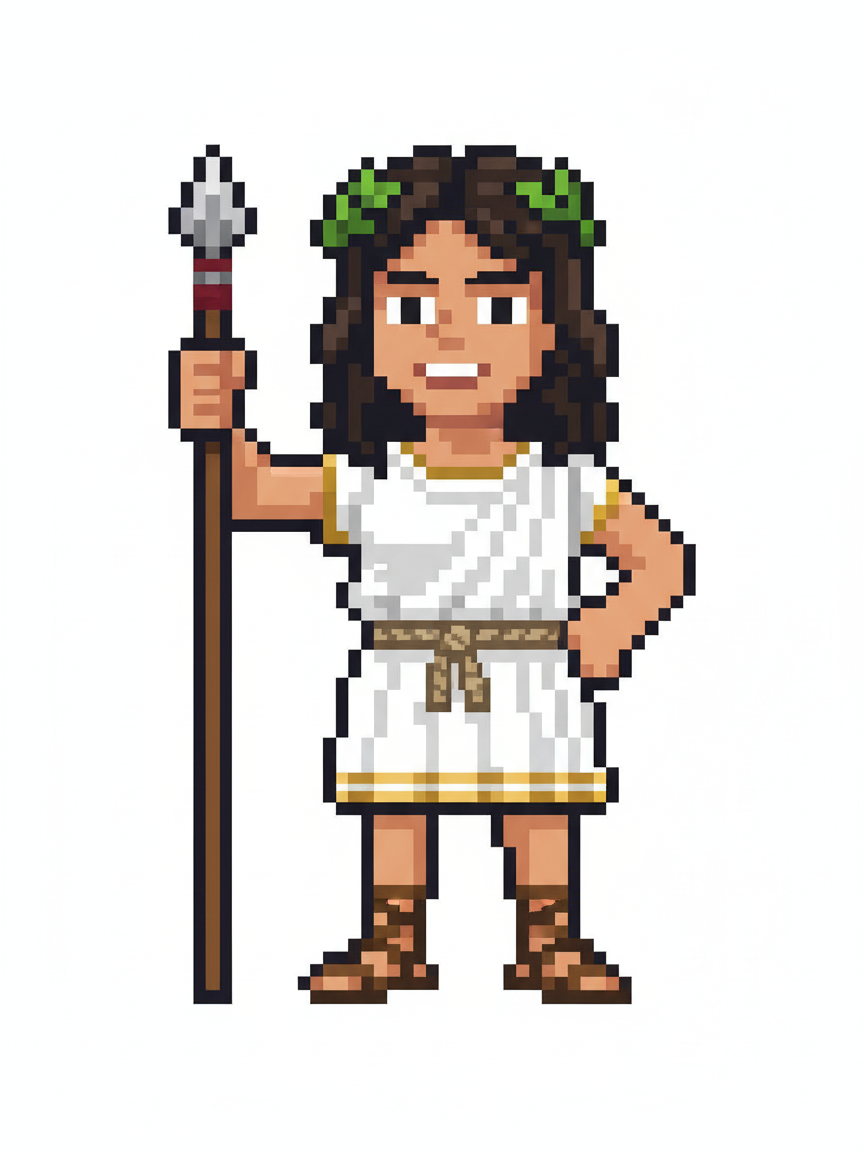 Heroic Gabriela - Pixel Art