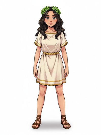 Gabriela's Greek Adventure 🌿 - Webtoon Anime