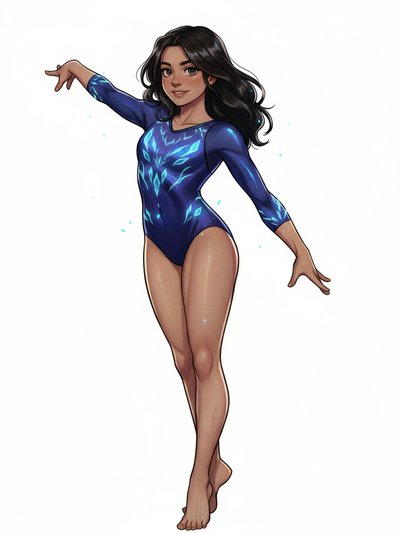 Gabriela's Gymnastics Adventure 🌟 - Webtoon Anime