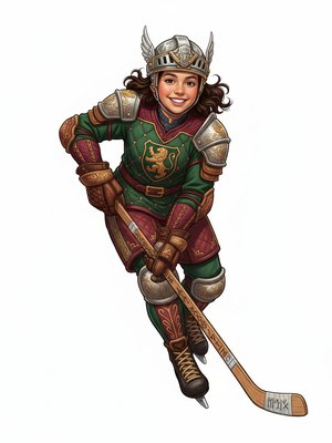 Hockey Player Character