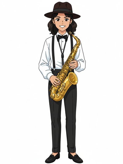 Gabriela's Jazzy Vibes 🎷 - Classic Anime