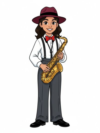 Gabriela's Jazzy Vibes 🎷 - Golden Age Animation