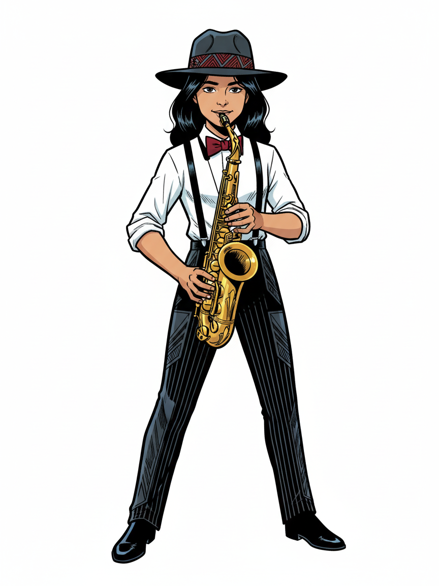 Gabriela the Jazz Prodigy - Comic Book