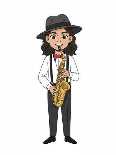 Gabriela's Jazzy Vibes 🎷 - Minimalist