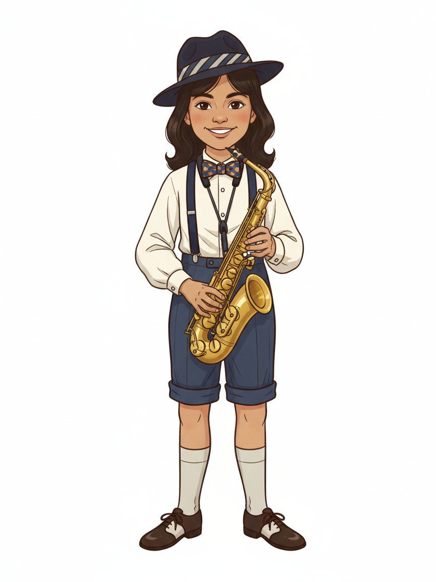 Gabriela the Jazz Prodigy - Vintage Storybook