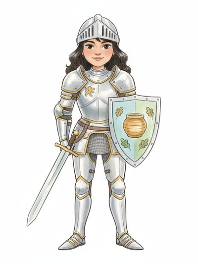 Gabriela's Knightly Quest 🌟 - Gentle Pencil