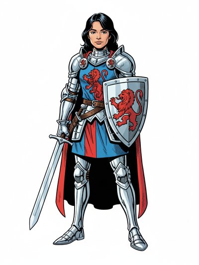 Gabriela's Knightly Quest 🌟 - Comic Book