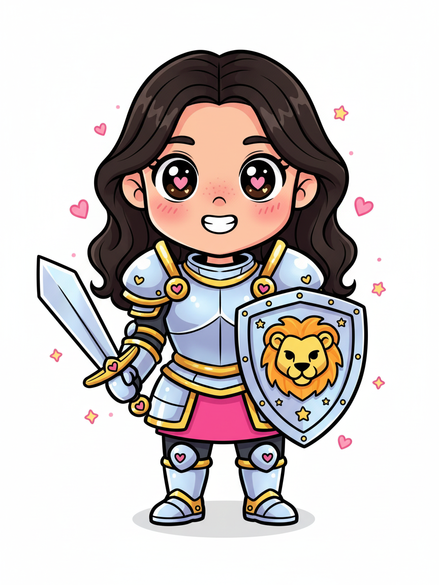 Gabriela the Gallant - Kawaii Cute