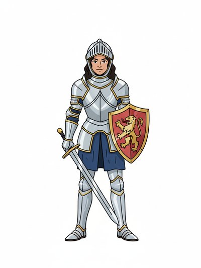 Gabriela's Knightly Quest 🌟 - Minimalist