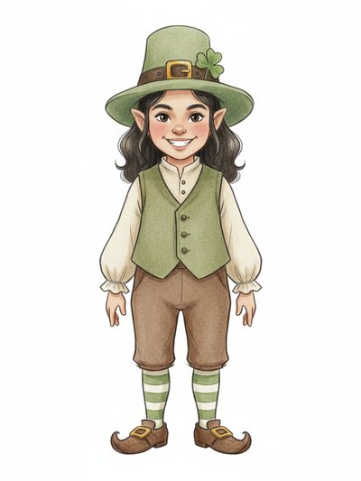 Gabriela's Leprechaun Adventure 🍀 - Gentle Pencil