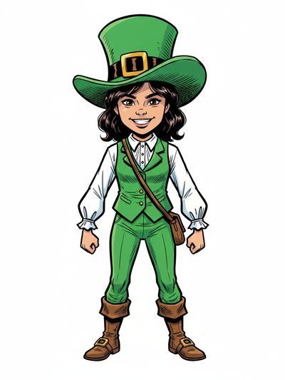 Gabriela's Leprechaun Adventure 🍀 - Comic Book