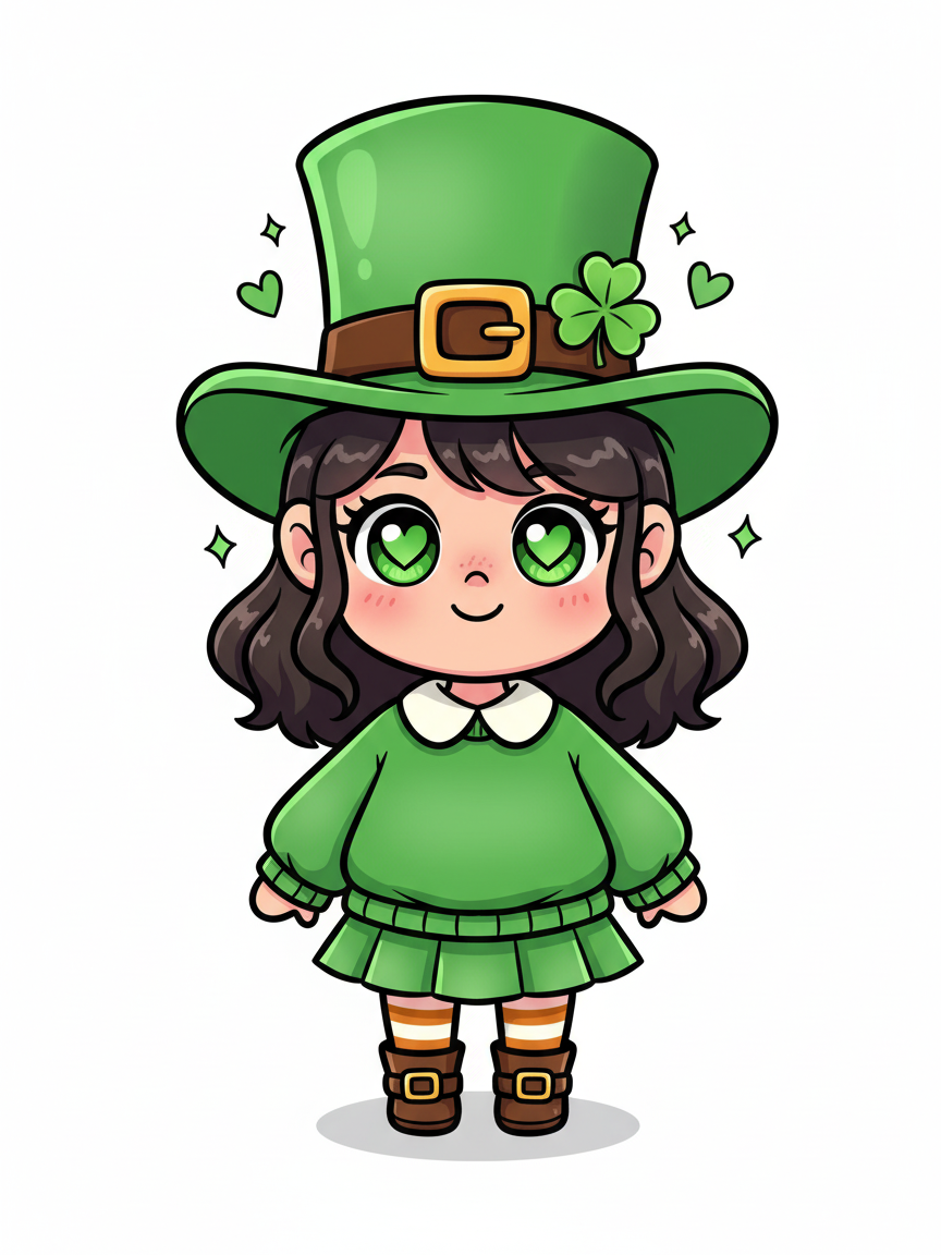 Gabriela the Leprechaun - Kawaii Cute
