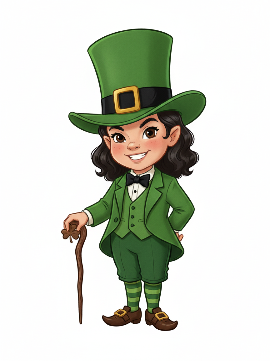 Gabriela the Leprechaun - Vintage Storybook