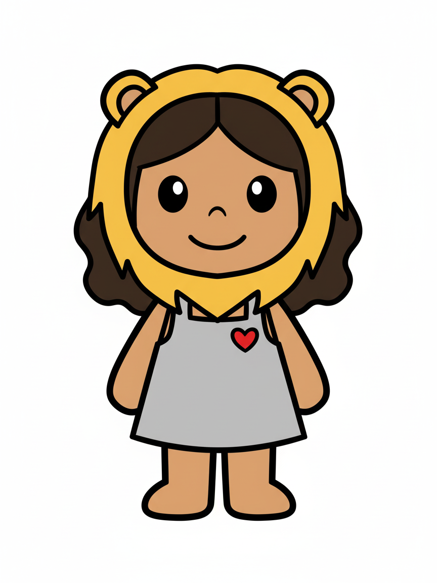Gabriela the Lioness - Preschool Simple