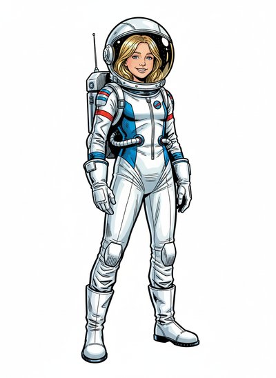 Mary's Space Adventure 🌌 - Comic Book