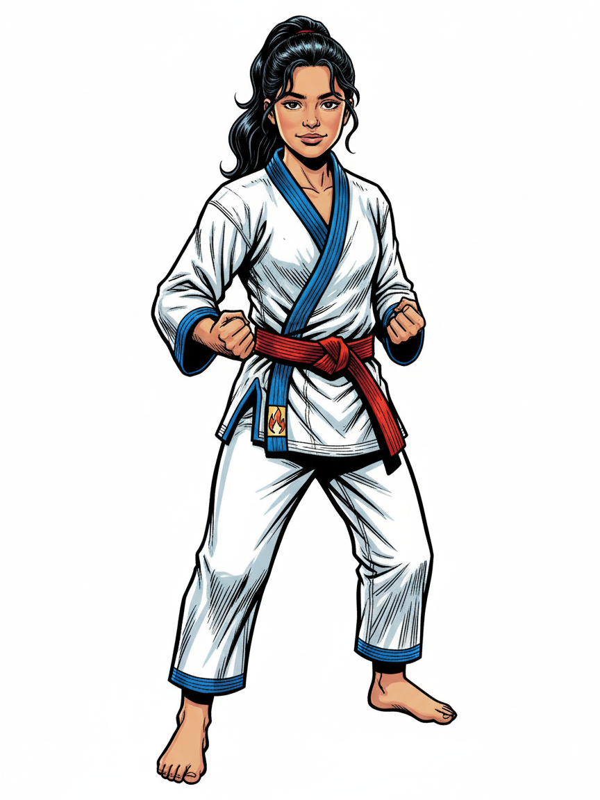 Gabriela the Gi Warrior - Comic Book
