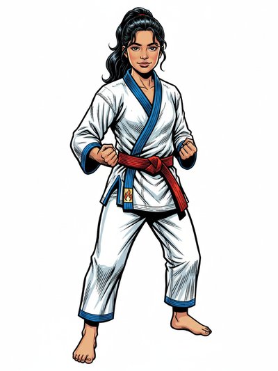 Gabriela's Martial Arts Adventure 💥 - Comic Book