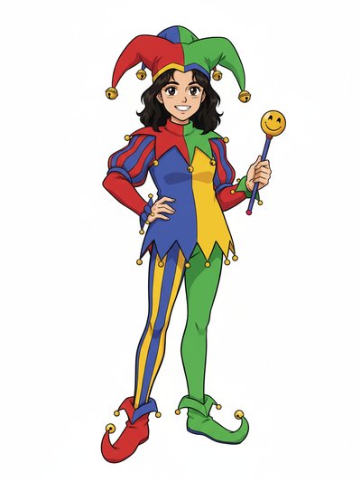 Gabriela's Jester Magic 🎭 - Classic Anime