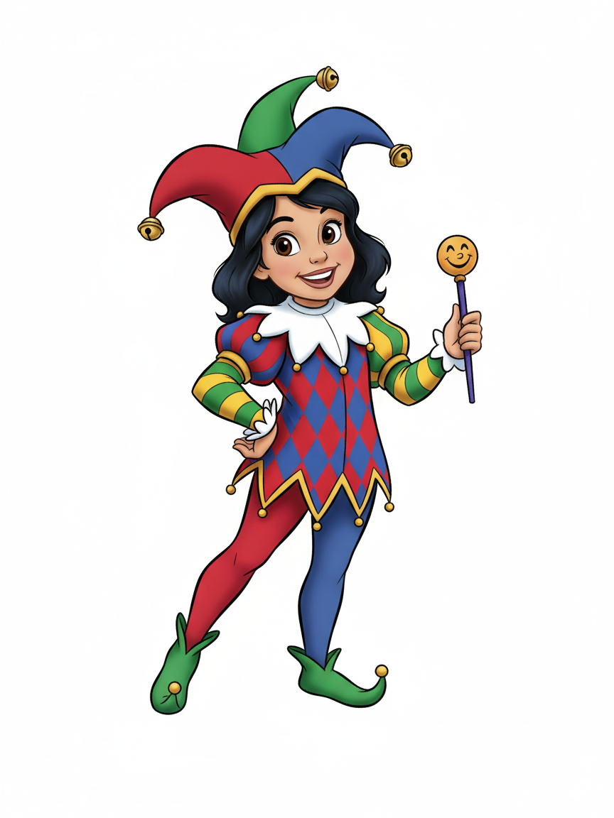 Gabriela the Giggly Jester - Golden Age Animation