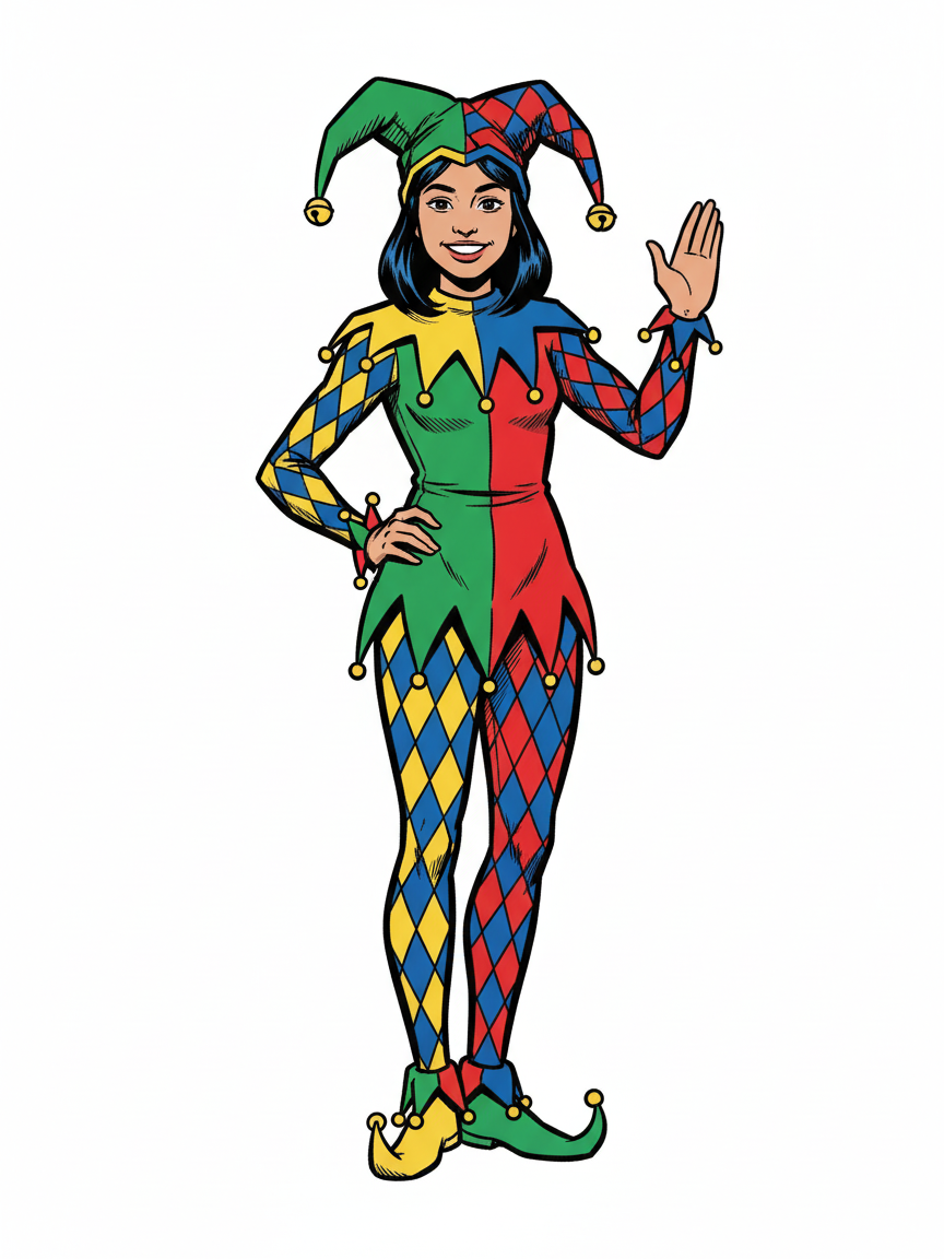 Gabriela the Giggly Jester - Comic Book