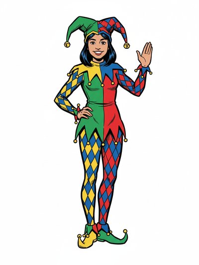 Gabriela's Jester Magic 🎭 - Comic Book