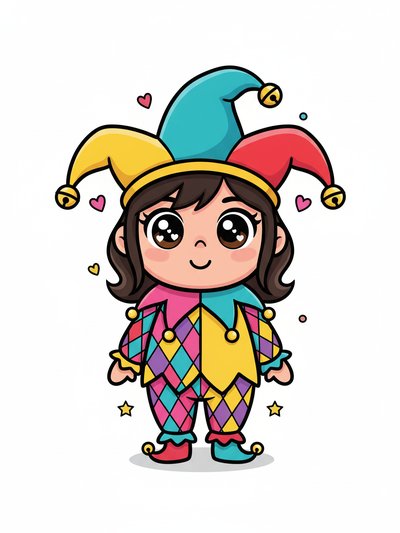 Gabriela's Jester Magic 🎭 - Kawaii Cute