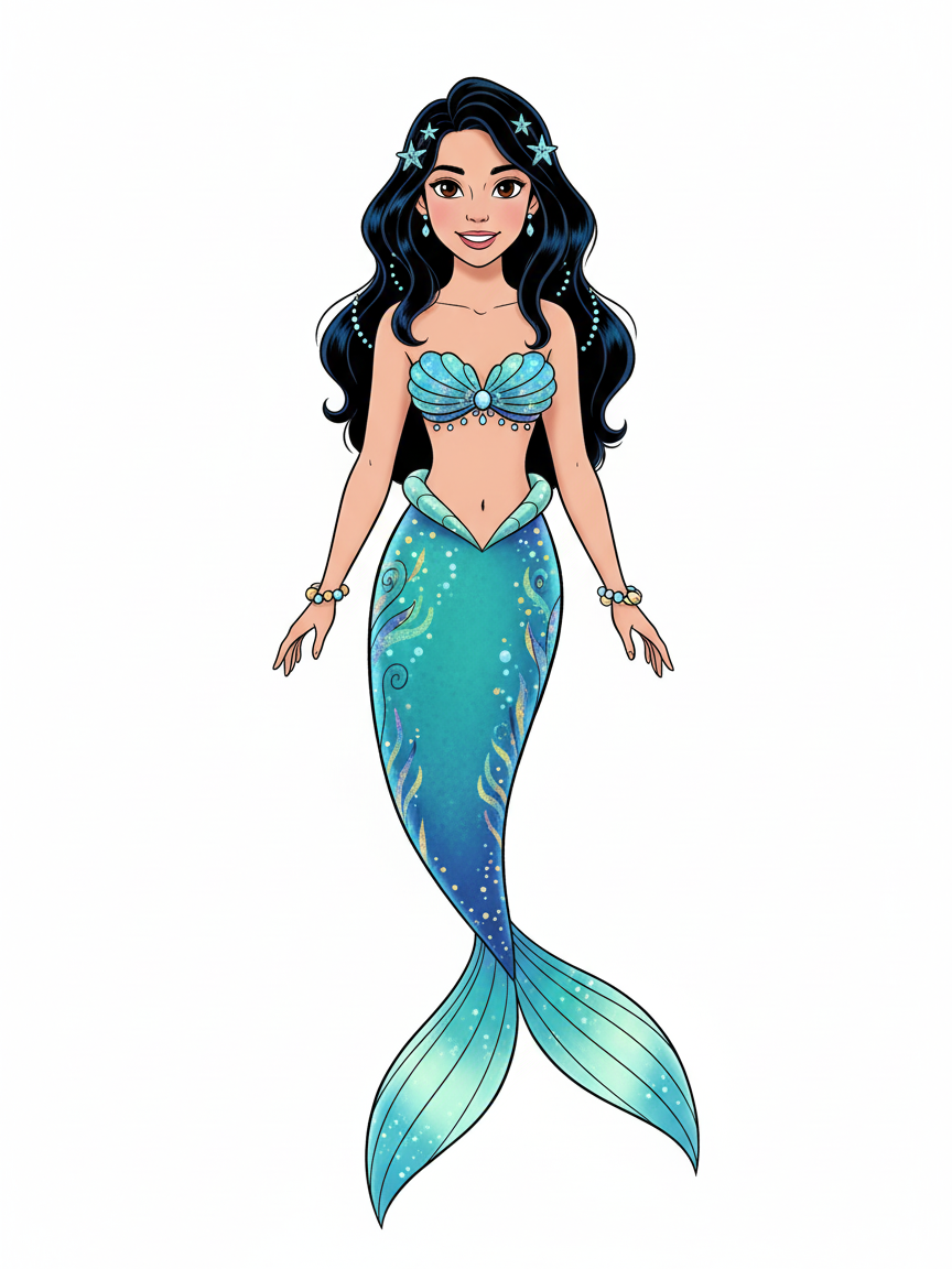 Mermaid Gabriela - Golden Age Animation