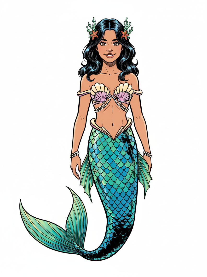 Mermaid Gabriela - Comic Book