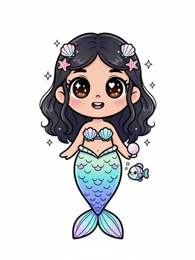 Gabriela's Oceanic Dream 🌊 - Kawaii Cute